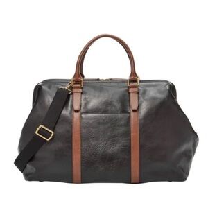 FOSSIL Genuine Leather Men’s Weekender Bag